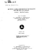 Air Traffic Control Experimentation and Evaluation with the NASA ATS6 Satellite  Volume 1 Executive Summary