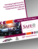 Emerging Legal Issues for Transportation Researchers Using Passively Collected Data Sets