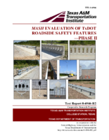 MASH Evaluation of TxDOT Roadside Safety FeaturesPhase II