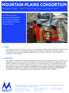 A Framework for Assessing Feasibility of TransitOriented Development TOD Project Sites  Research Brief