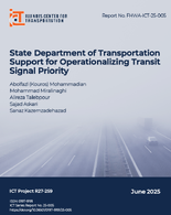 State Department of Transportation Support for Operationalizing Transit Signal Priority
