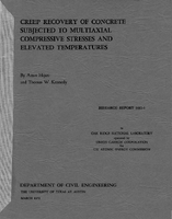 Creep Recovery of Concrete Subjected to Multiaxial Compressive Stresses and Elevated Temperatures