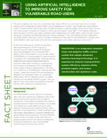 Using Artificial Intelligence to Improve Safety for Vulnerable Road Users