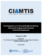 Development of a Virtual WeighInMotion System for Enhanced Pavement System Management