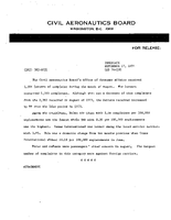 Air Travel Consumer Report August 1974