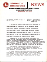 Department of Transportation News Urban Mass Transportation Administration UMTA 7647