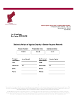 Stochastic Analysis of Logistics Capacity in Disaster Response Networks
