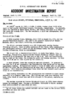 Investigation of Aircraft Accident HYCAN AERIAL SURVEYS PITTSBURGH PENNSYLVANIA 19570823