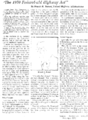 The 1970 FederalAid Highway Act