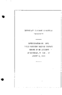 Interstate Commerce Commision Report of the Accident  Investigation Occuring on the GREAT NORTHERN RAILWAY MICHIGAN ND