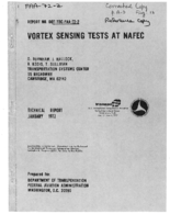 Vortex sensing tests at NAFEC