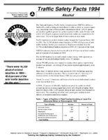 Traffic Safety Facts 1994 Alcohol