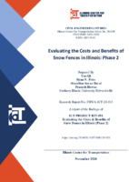 Evaluating the Costs and Benefits of Snow Fences in Illinois Phase 2