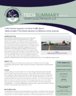 A Mechanistic Approach to Utilize Traffic Speed Deflectometer TSD Measurements into Backcalculation Analysis Tech Summary