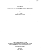 Data system for planning maintenance resurfacing