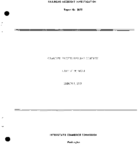 Interstate Commerce Commision Report of the Accident  Investigation Occuring on the CANADIAN PACIFIC RAILWAY LAKE VIEW MAINE