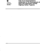Task Force Implementation Guidelines for the Development of State and Community Alcohol Highway Safety Programs