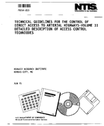 Technical Guidelines for the Control of Direct Access to Arterial Highways Volume II Detailed Description Access Control Techniques