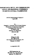 Importance of US 395 Corridor For Local and Regional Commerce in South Central Washington
