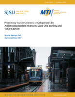 Promoting TransitOriented Developments by Addressing Barriers Related to Land Use Zoning and Value Capture