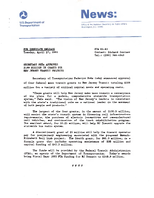 Secretary Pea Approves 189 Million in Grants for New Jersey Transit Projects