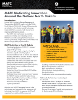 MATC Motivating Innovation Around the Nation North Dakota