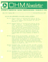 Office of Hazardous Materials Operations Newsletter JanuaryFebruary 1977
