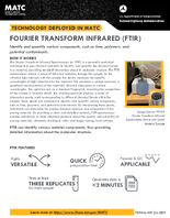 Technology Deployed In MATC Fourier Transform Infrared FTIR