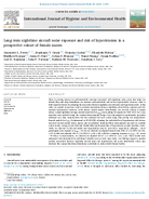 LongTerm Nighttime Aircraft Noise Exposure and Risk of Hypertension in a Prospective Cohort of Female Nurses