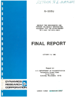 Develop the Groundwork and Prepare the Background Information Necessary for the Establishment of a Bus Trip Data Bank