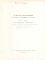 The effects of the ride environment on intercity train passenger activities