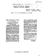 Part 60 Regulation No SR453 Aircraft Operation In Vicinity Of Oxford Mississippi