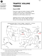 Traffic Volume Trends August 2009
