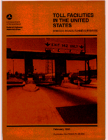 Toll Facilities in the United States Bridges Roads Tunnels Ferries 1993
