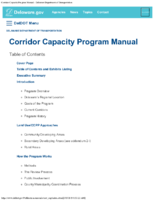 Corridor Capacity Manual DelDOT