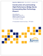 Construction of LowCracking HighPerformance Bridge Decks Incorporating New Technology Phase II