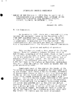 Interstate Commerce Commission Report of the Accident  Investigation Occurring on the PENNSYLVANIA RAILROAD CHICAGO IL