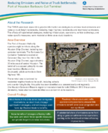 Reducing Emissions and Noise at Truck Bottlenecks Port of Houston Barbours Cut Terminal