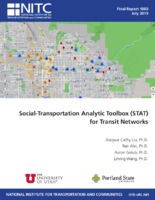 SocialTransportation Analytic Toolbox STAT for Transit Networks