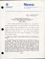 Remarks Prepared for Delivery by Secretary of Transportation Elizabeth Hanford Dole to the Chemical Manufacturers Association