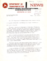 Department of Transportation News Urban Mass Transportation Administration DOT 4671