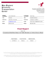 Characterize Older Driver Behavior for Traffic Simulation and Vehicle Emission Model
