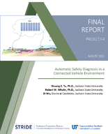 Automatic Safety Diagnosis in a Connected Vehicle Environment