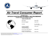 Air Travel Consumer Report December 2018