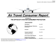 Air Travel Consumer Report July 2023