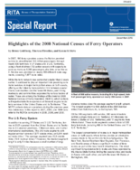 Highlights of the 2008 National Census of Ferry Operators