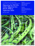 Measuring the FMCSAs Safety Objectives from March 2000 to September 2004