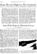 Some Recent Highway Development