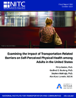 Examining the Impact of TransportationRelated Barriers on SelfPerceived Physical Health Among Adults in the United States