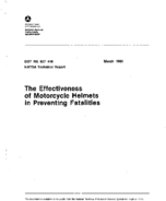 The Effectiveness of Motorcycle Helmets in Preventing Fatalities